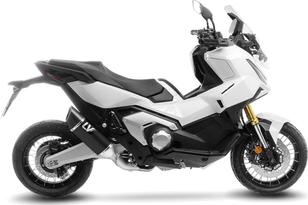 Tobă de eșapament LeoVince LV-14 R Black Edition Slip-On pentru Honda X-ADV 750 / Forza 750, 6, nordicamoto.ro