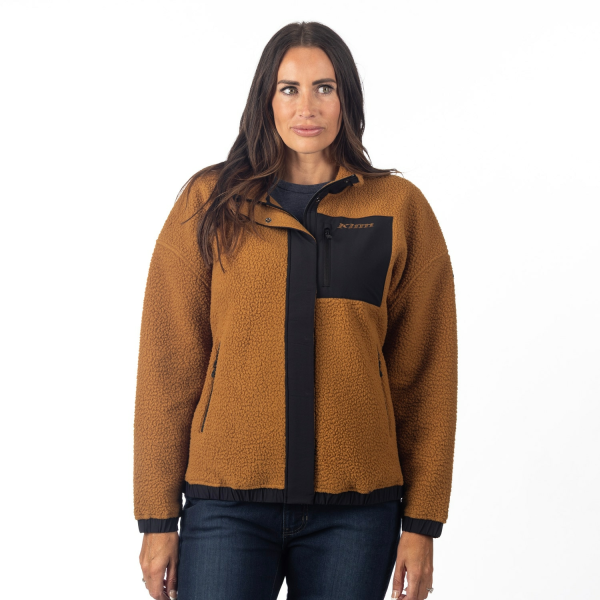 Geaca Dama Klim Sira High Pile Fleece Black-12