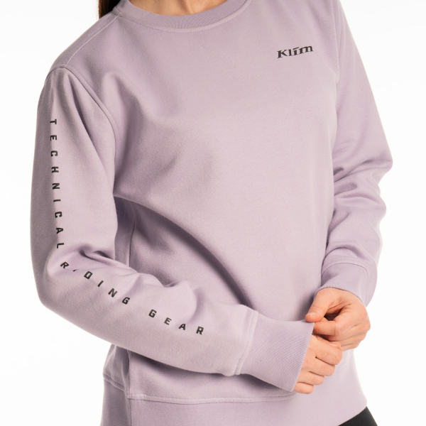 Bluza Dama Klim Morgan Ridge Crew Wisteria - Black-11