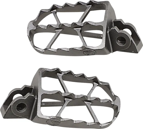 MOOSE RACING Nd Series Footpegs Silver -0