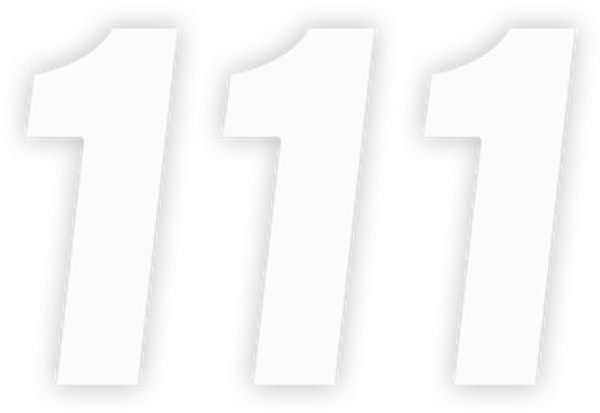 Number Stickers White, 2, nordicamoto.ro