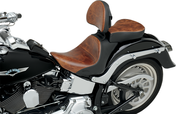 Renegade Lariat Leather Solo Seat Brown, 5, nordicamoto.ro