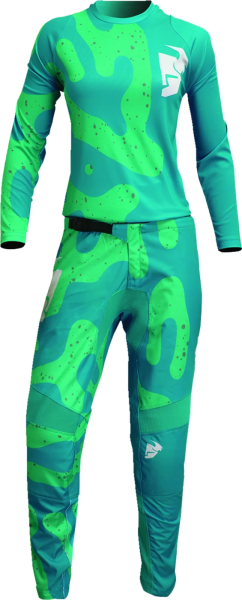 Tricou Dama Thor Sector Disguise Aqua/Teal-3