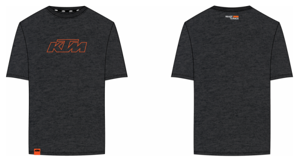 ESSENTIAL TEE GRAPHIT-0