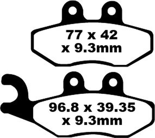 Sfa-hh Series Sindered Scooter Brake Pads