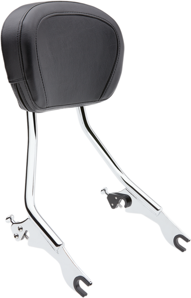 Detachable Backrest Silver, 1, nordicamoto.ro