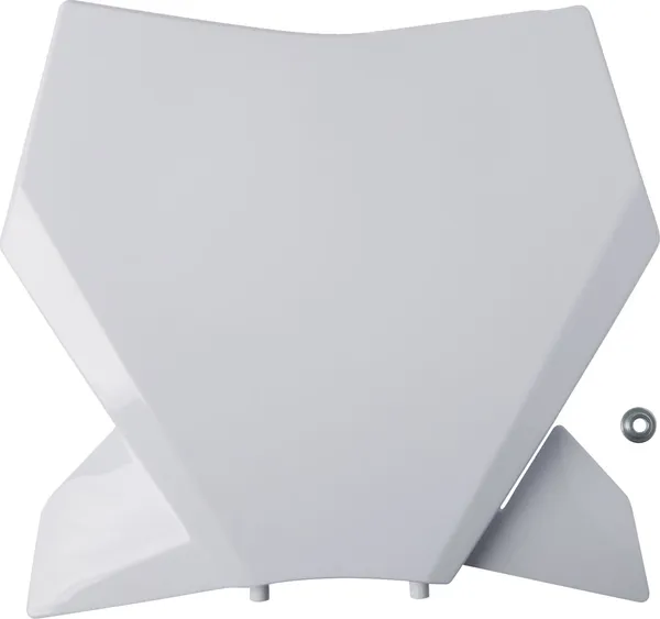 Front Number Plates White