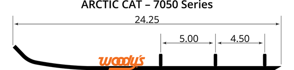 Extender Trail Iii Flat-top® Wear Bars Black, 1, nordicamoto.ro