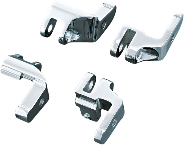 Chrome Driver Floorboard Relocation Brackets Chrome, 1, nordicamoto.ro