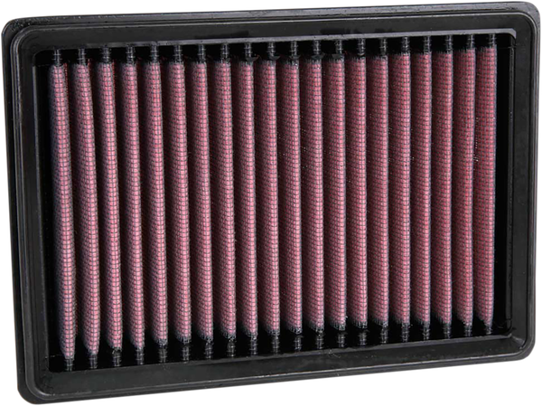 High-flow Air Filter Black, Red, 2, nordicamoto.ro