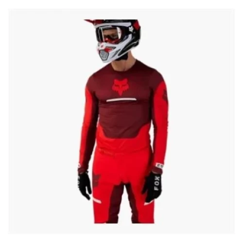 Tricou Fox Flexair Optical Rosu Fluo XXL, 2, nordicamoto.ro