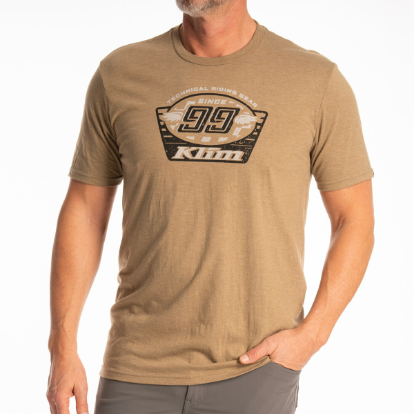 Tricou Klim Pioneer 99 Tri-blend Coyote Brown Heather - Monument-10
