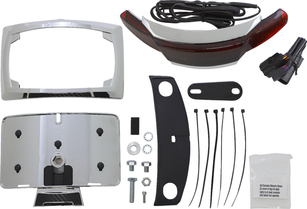 Latitude Tail Light & License Plate Mount With Lightstrike Technology, 1, nordicamoto.ro