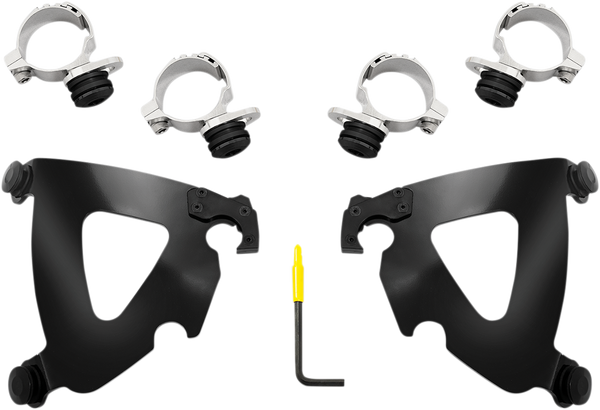 Road Warrior Fairing Trigger-lock Mounting Kit Black, 1, nordicamoto.ro