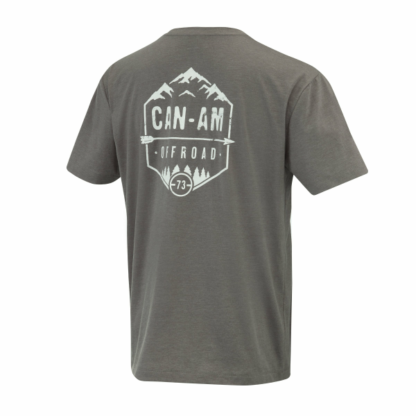 Tricou casual Can-Am BRP Grey-0