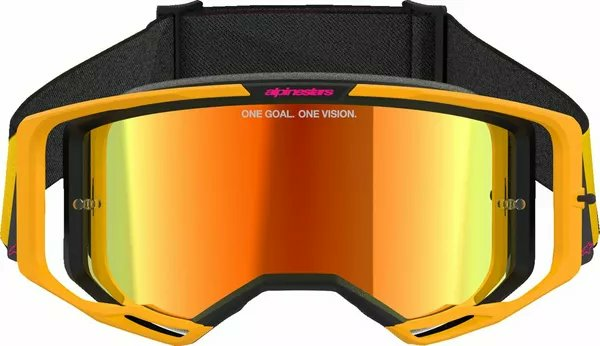 Alpinestars Vision 8 Corp Goggle Yellow, Pink -2