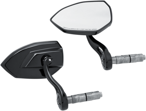 Phantom Bar End Mirrors Black, 1, nordicamoto.ro
