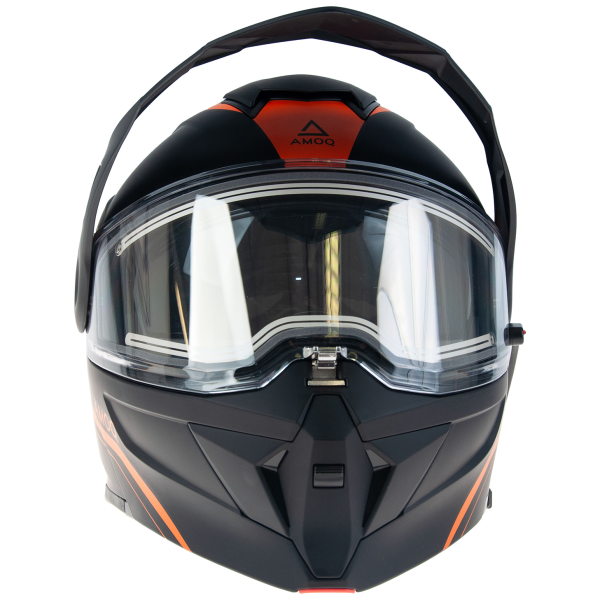 AMOQ Ballast Electric visor Helmet Black/Orange XS-2