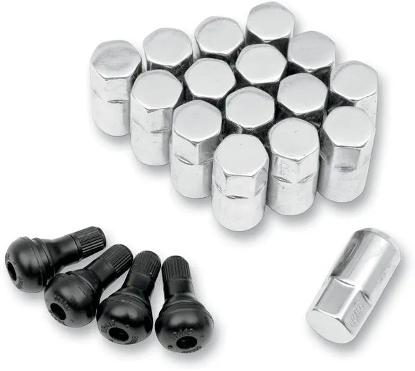 Atv-utv Wheel Lugnut Silver -0
