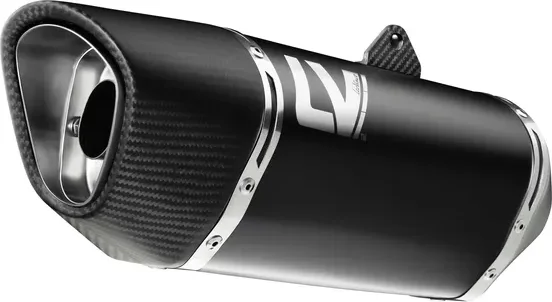 Tobă de eșapament LeoVince LV-14 R Black Edition Slip-On pentru Kawasaki Z900, 1, nordicamoto.ro