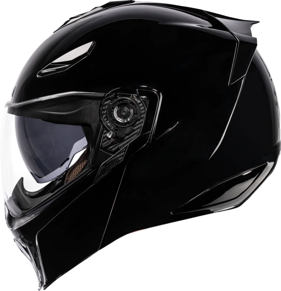 Threshold Solid Modular Helmet Black -3