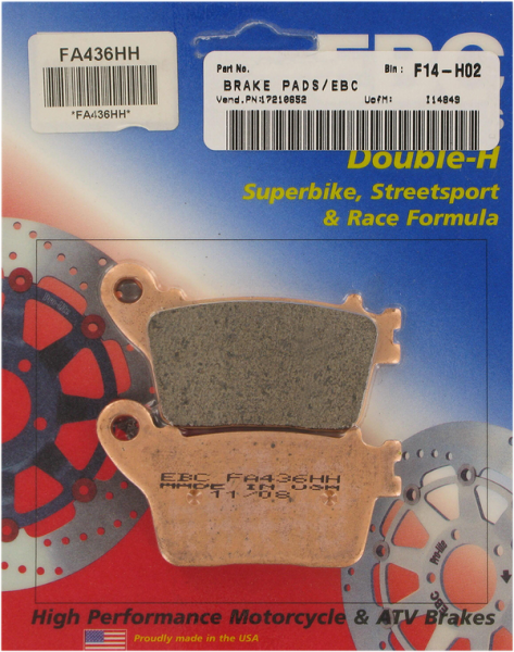 Plăcuțe de frână sinterizate (r)hh(r), 1, nordicamoto.ro
