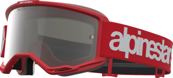 Vision 5 Hone Goggle White, Red, 1, nordicamoto.ro