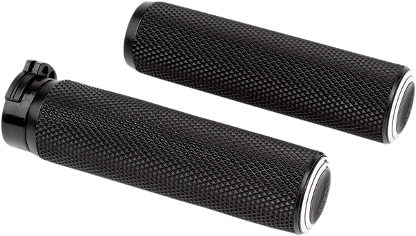 Fusion Dual Ring Grips Black, 1, nordicamoto.ro