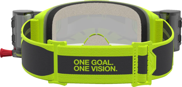 Ochelari Alpinestars Vision 5 Rora Roll-Off Galben Fluo/Negru/Lentila Clara, 2, nordicamoto.ro