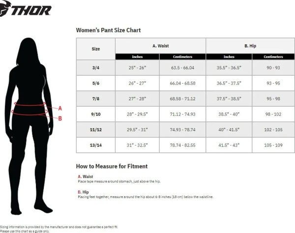 Pantaloni Dama Thor Sector Split Black/Blue-0