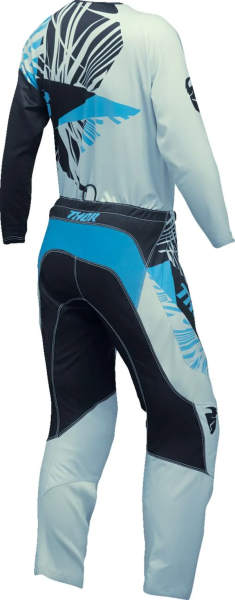 Tricou Dama Thor Sector Split Black/Blue-2