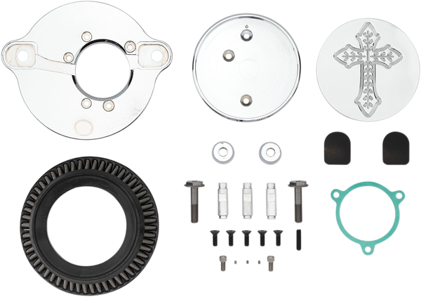 Air Cleaner Kit Silver, 2, nordicamoto.ro
