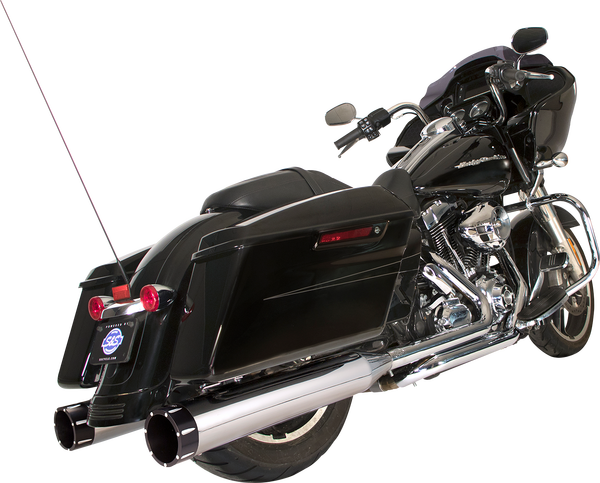 El Dorado Dual Exhaust System Black, 2, nordicamoto.ro