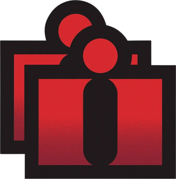 Icon Stickers Red, 1, nordicamoto.ro