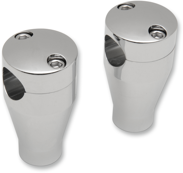 Handlebar Riser Sockets Silver, 1, nordicamoto.ro