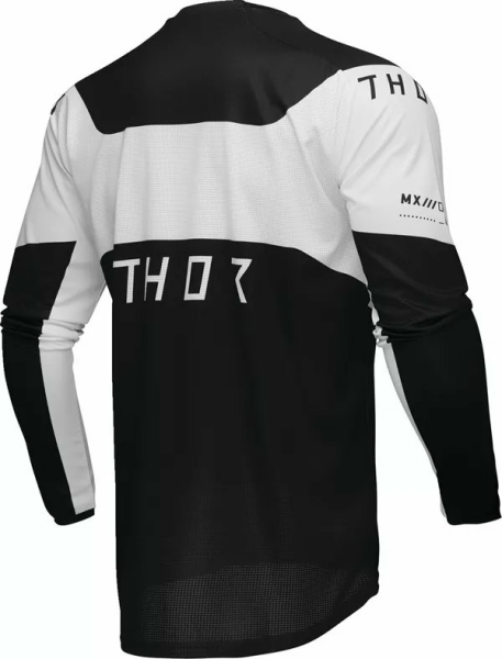 Tricou Enduro Thor Launchmode Storm Black/White-2