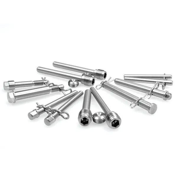 Brake Pad Pin Silver, Stainless Steel-0