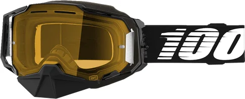 Ochelari Snowmobil 100% Armega Black, 1, nordicamoto.ro