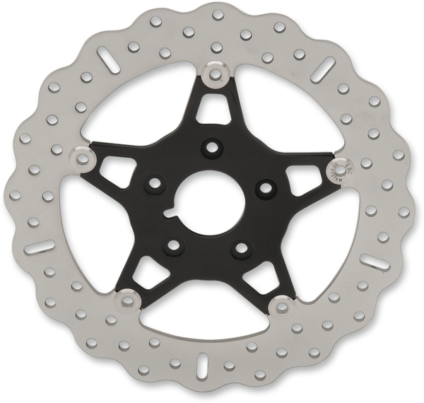 Fsd Series Stainless Steel Front Brake Rotor For Big Twins Black, Polished, 1, nordicamoto.ro