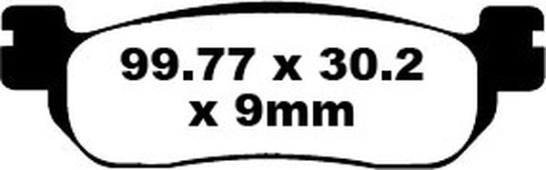 Sfa Series Organic Scooter Brake Pads, 1, nordicamoto.ro