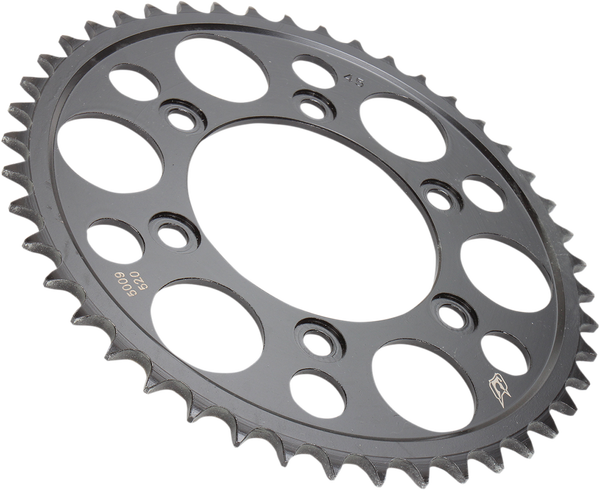Lightweight Steel Sprocket Black, Zinc, 1, nordicamoto.ro