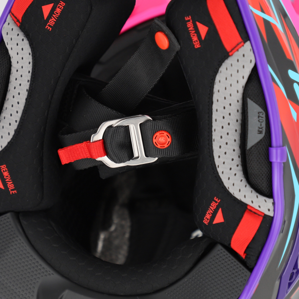 Casca Acerbis Airstrike-X Negru/Roz XXL-0