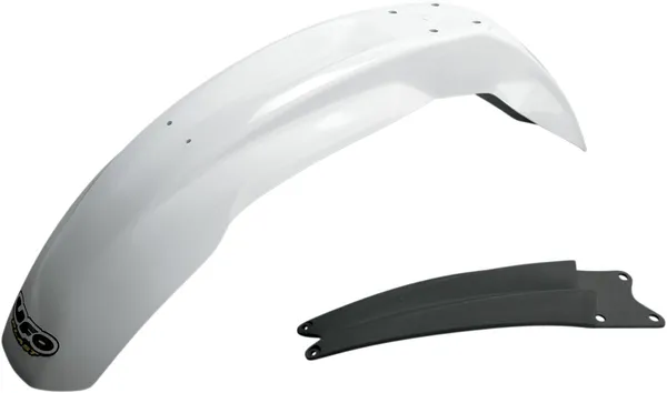 Front Fender Replacement Plastic White-0
