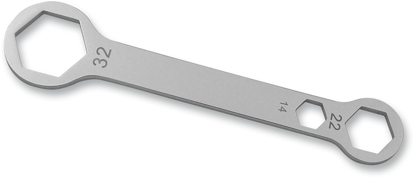 Combo Axle Wrench Chrome, Polished, 1, nordicamoto.ro
