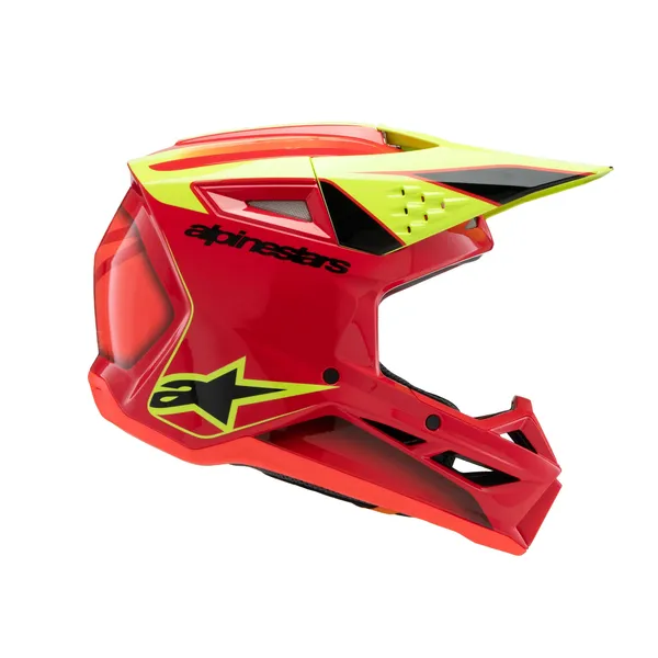 Casca Copii Alpinestars S-M3 Fray Black/Red/Yellow-1