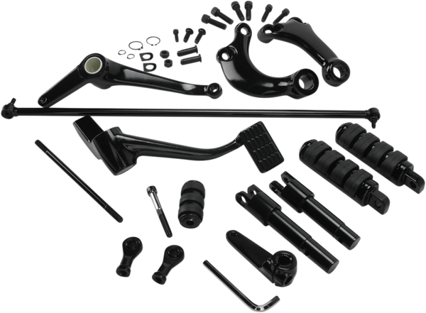Forward Control Kit Black Standard, 1, nordicamoto.ro