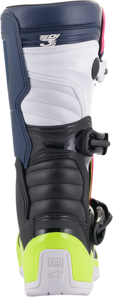 Cizme copii Alpinestars Tech 3S Black/Dark Blue/Pink Fluorescent-4