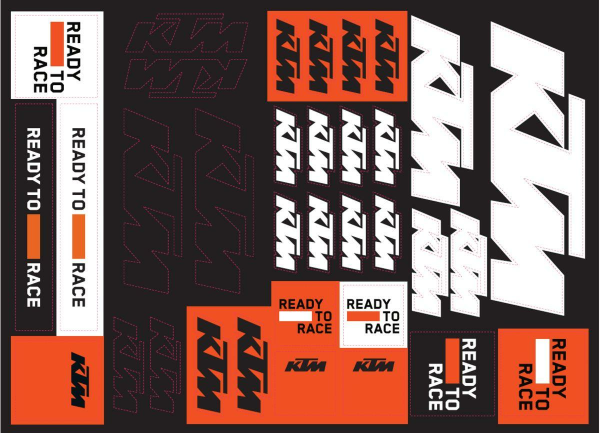 Kit stickere KTM Corporate