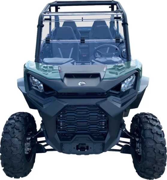 Deluxe Full Folding Windshield Clear -3