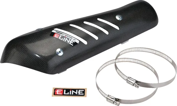 MOOSE RACING Muffler Bag Heat Shield Guard Black -1